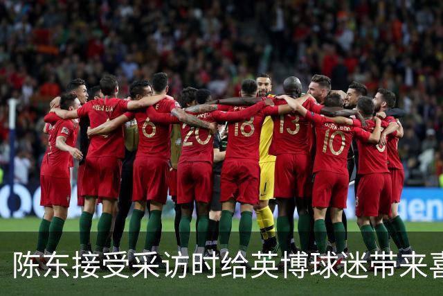 陈东接受采访时给英博球迷带来喜讯，直言球队广告报价提升了两倍