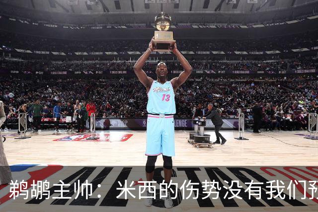 鹈鹕主帅：米西的伤势没有我们预想的那么严重